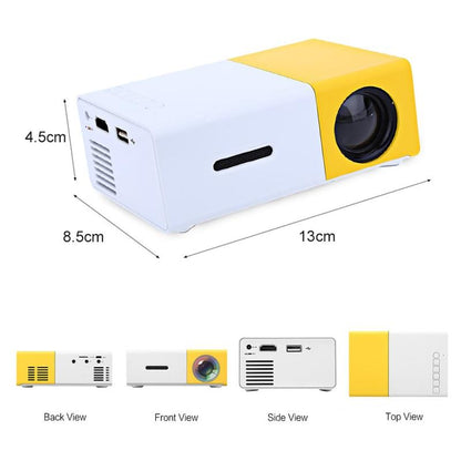 Mini 1080P LED-projector 