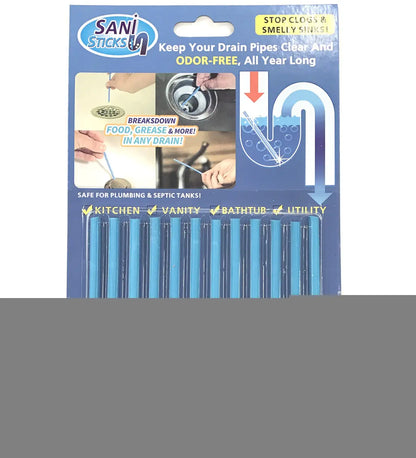 Afvoerreiniger sticks voor gootsteen