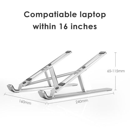 Verstelbare aluminium laptopstandaard – X-stijl 
