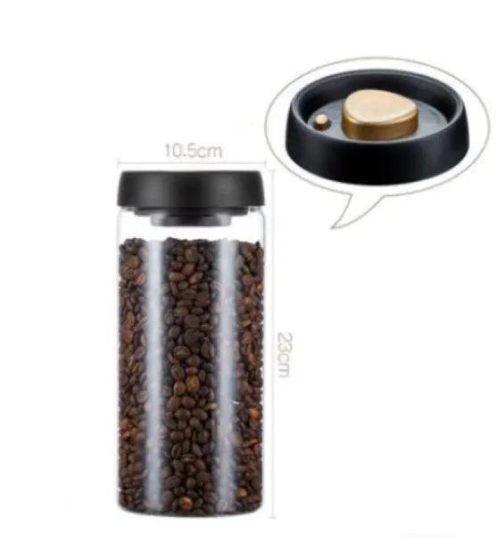 Vacuüm Glazen Voorraadpotten Set – Luchtdichte Bewaarpotten voor Maximale Versheid