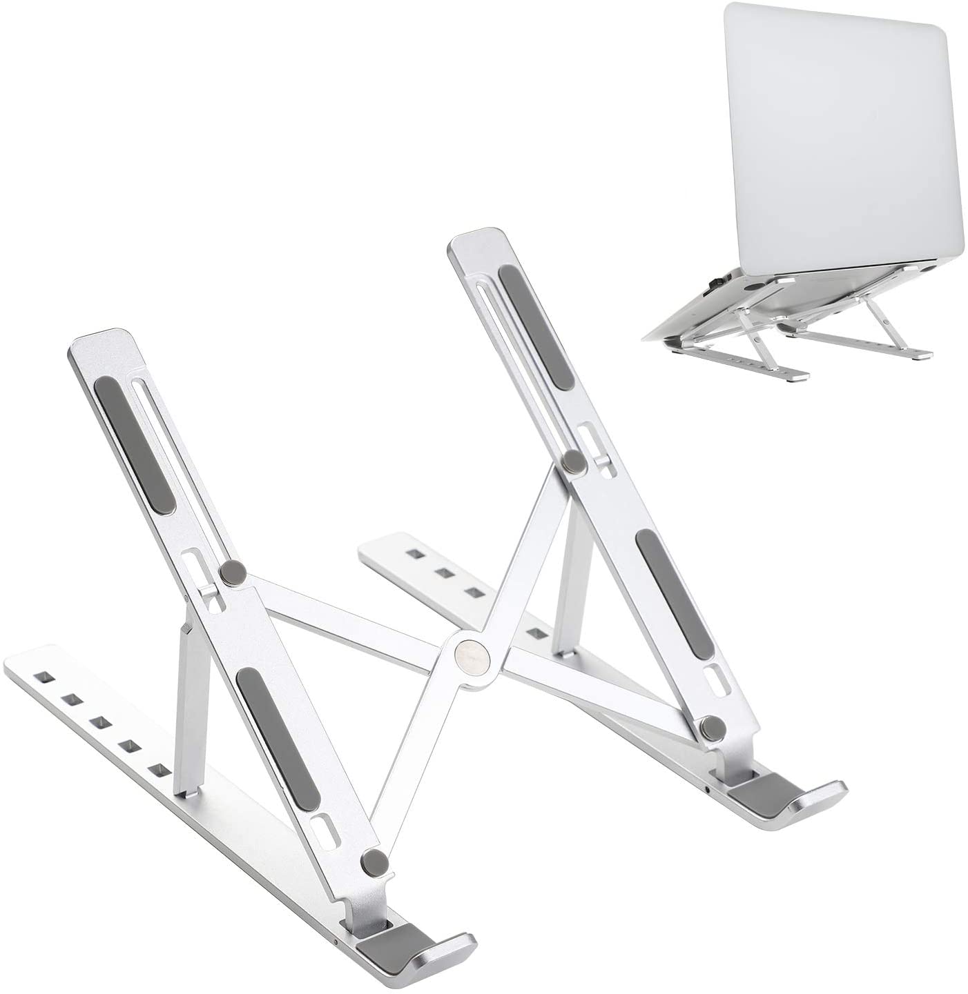 Verstelbare aluminium laptopstandaard – X-stijl 