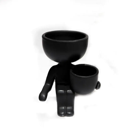 Keramische vaas, woondecoratie, plantenbak