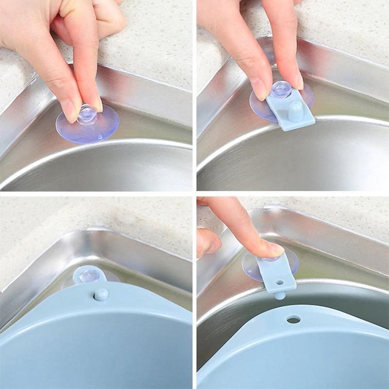 Keukengootsteen afvoermand organizer