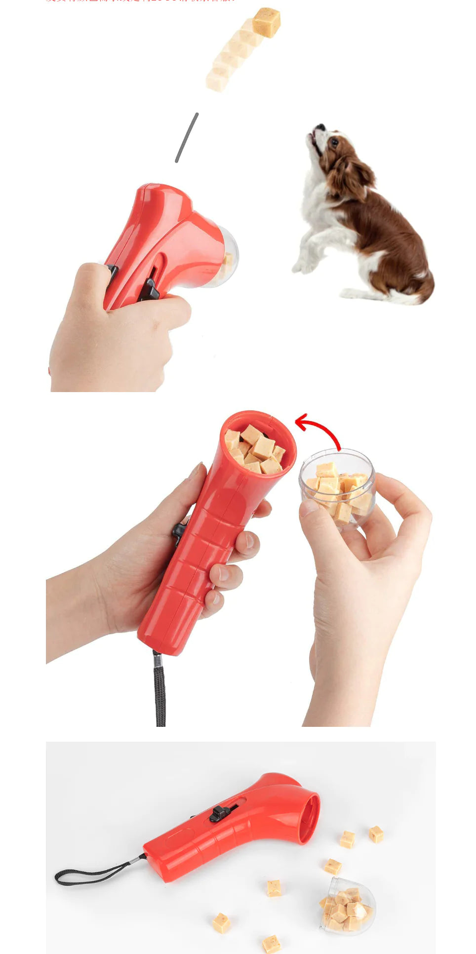 Pet Therapy Transmitter – Interactief Hondenspeelgoed & Snackwerper | Duurzaam & Compact