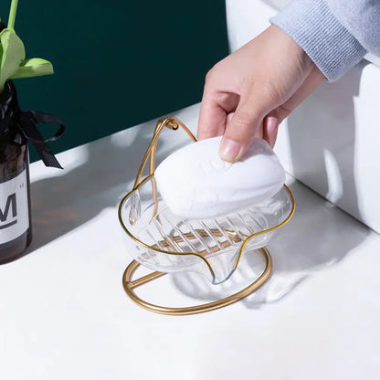 Luxe Cradle Zeephouder – Stijlvolle & Functionele Zelfklevende Zeepschaal